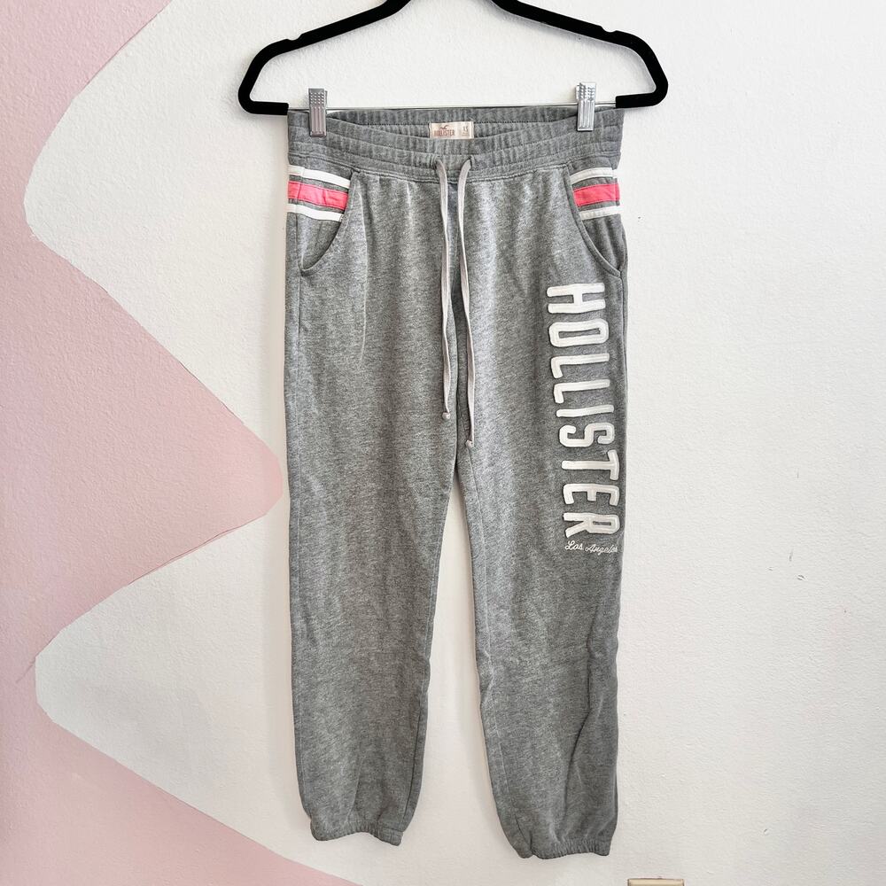 Vintage Hollister Logo Sweatpants Y2K 2000s Retro Cozy Athleisure XS